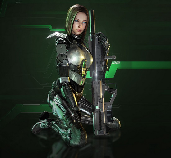 使命召唤ol机械女警EVA1限时预售 CODOL新