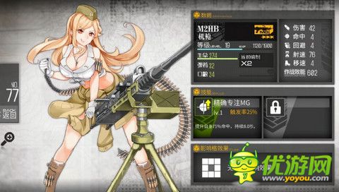 少女前线m2hb怎么样 少女前线m2hb实用性分析