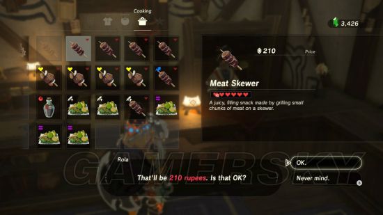 塞尔达传说荒野之息打肉烹饪赚钱方法分享