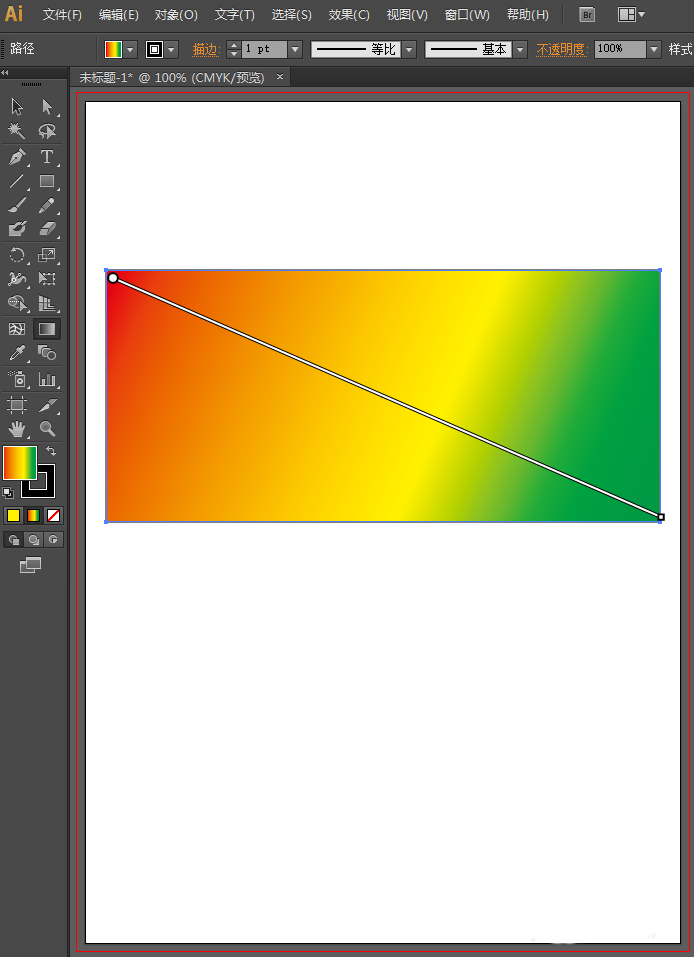 ai怎么使用渐变工具填充图案?