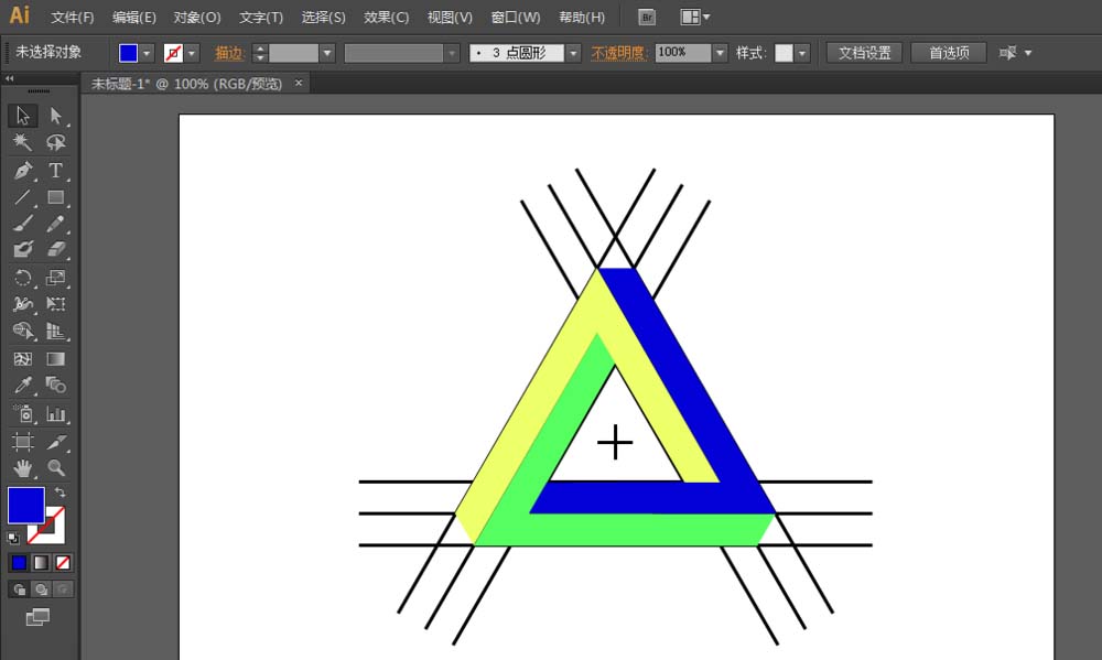 adobeillustrator怎么绘制3d立体的三角形adobeillustrator三角形的