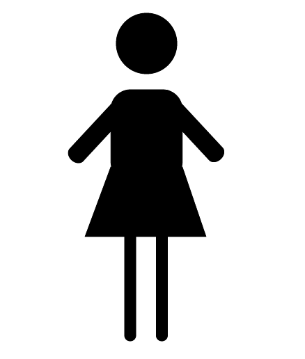 ai怎么设计女卫生间标志? ai女厕所的画法