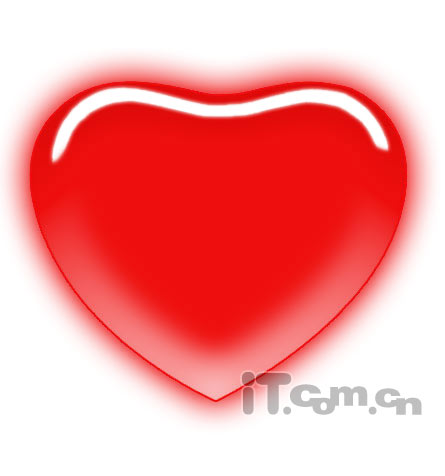 photoshop制作一个爱国的红心图案