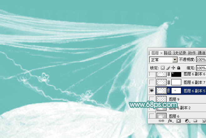 photoshop利用通道及抽出滤镜抠出飘逸的半透明婚纱