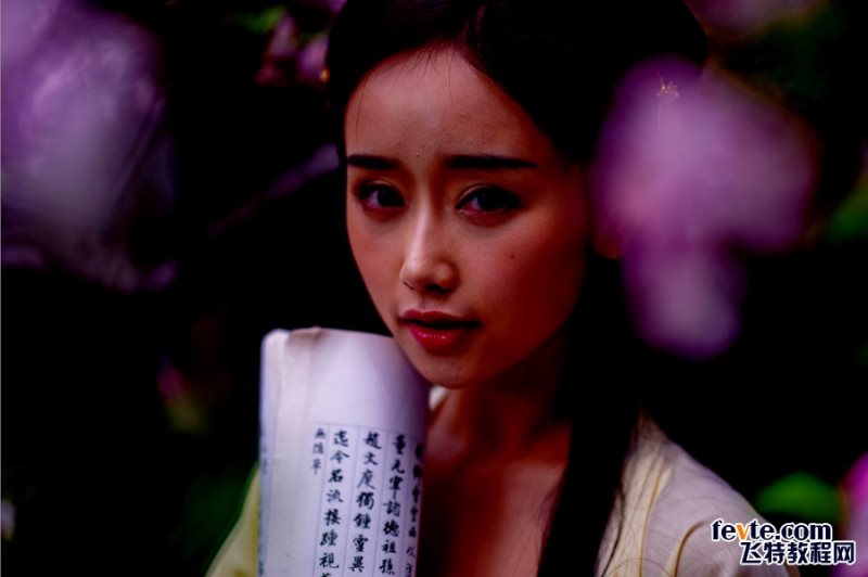 PS详解古风唯美人像后期面部磨皮精修处理教