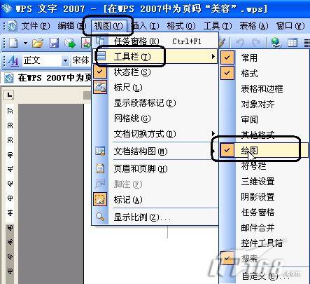 在WPS 2007中插入漂亮的页码样式_脚本之家jb51.net整理