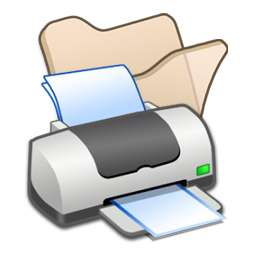 folder_beige_printer 打印机