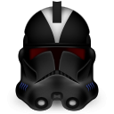 黑色星战士兵头盔