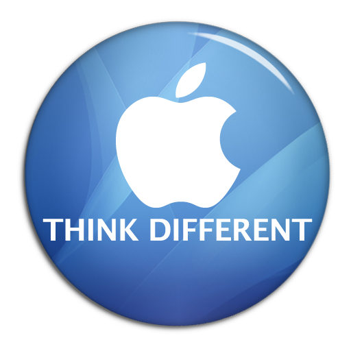 苹果徽章 think different