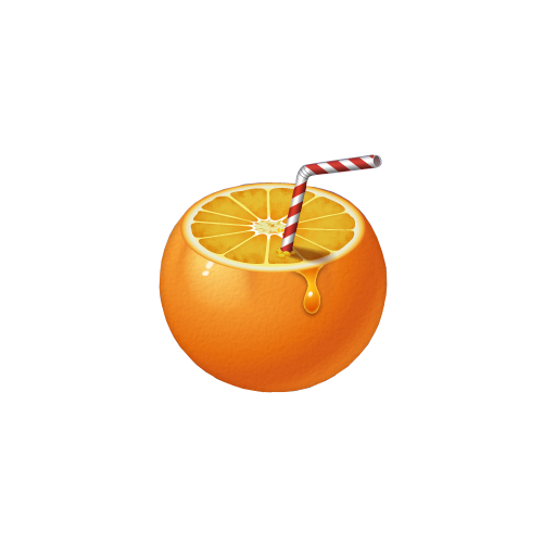 喝橙汁