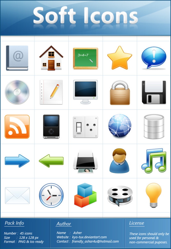 Soft Icons png 图标