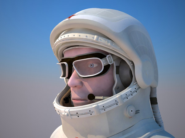 太空人3D模型素材