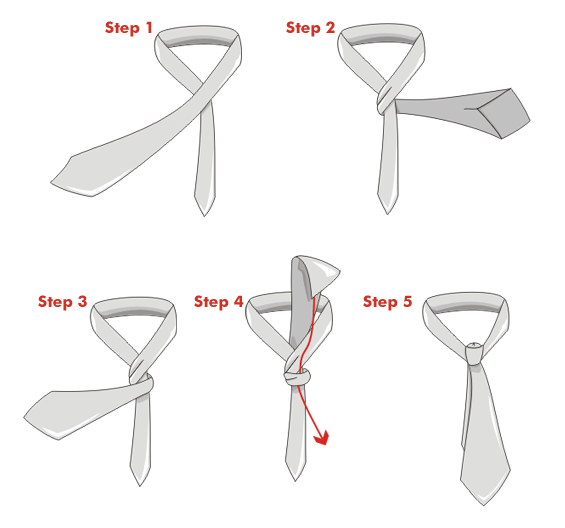 打领带图文方法